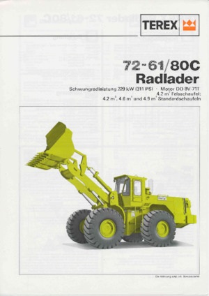 Pale gommate Terex 72-61/80 C