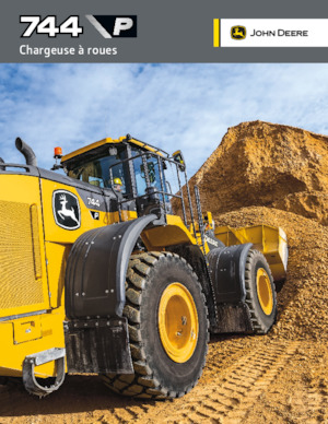 Pale gommate John Deere Construction 744 P