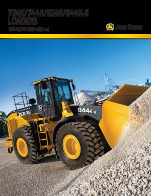 Pale gommate John Deere Construction 824K-II