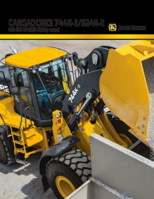 Pale gommate John Deere Construction 824K-II