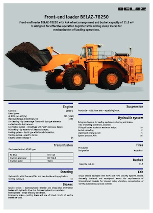 Pale gommate Belaz 78250