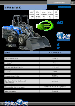 Pale gommate Multione 8.5S K