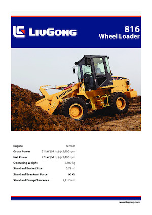 Pale gommate Liugong 816 