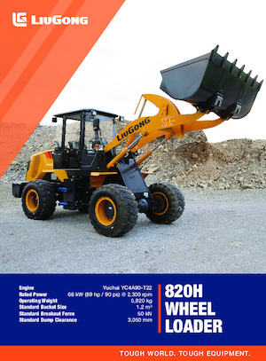 Pale gommate Liugong 820H