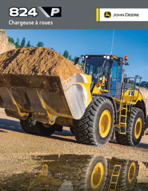 Pale gommate John Deere Construction 824 P