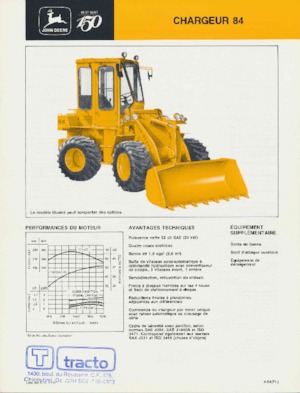 Pale gommate John Deere Construction 84