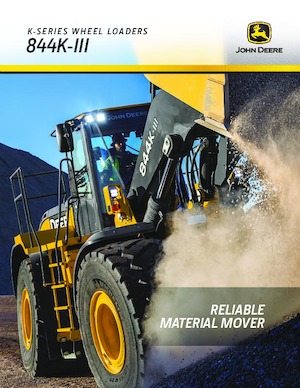 Pale gommate John Deere Construction 844K-III