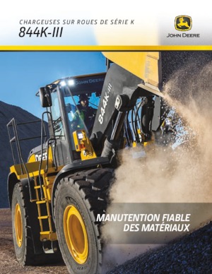 Pale gommate John Deere Construction 844K-III