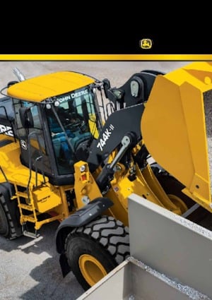 Pale gommate John Deere Construction 844K-III