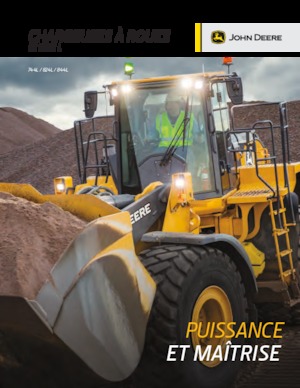 Pale gommate John Deere Construction 844L