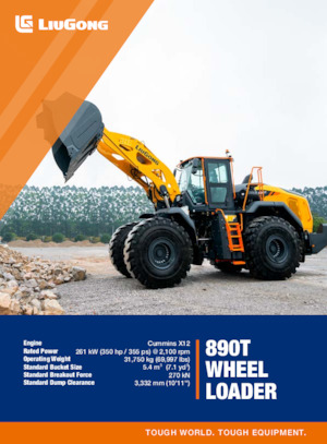 Pale gommate Liugong 890T