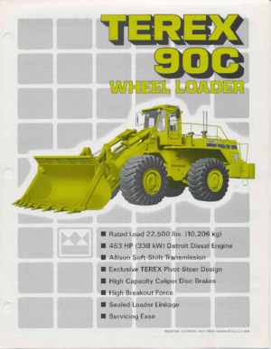 Pale gommate Terex 90 C