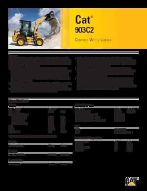 Pale gommate Caterpillar 903C 2