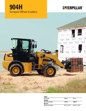Pale gommate Caterpillar 904 H