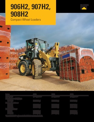 Pale gommate Caterpillar 907 H2