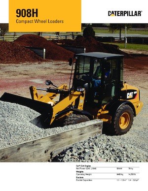 Pale gommate Caterpillar 908H