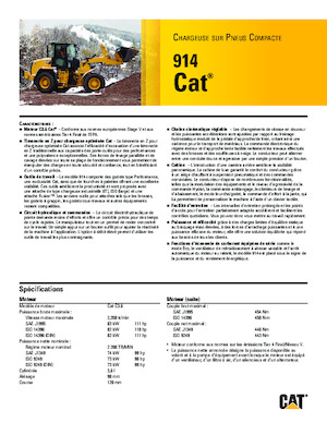 Pale gommate Caterpillar 914