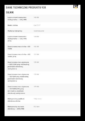 Pale gommate Caterpillar 938