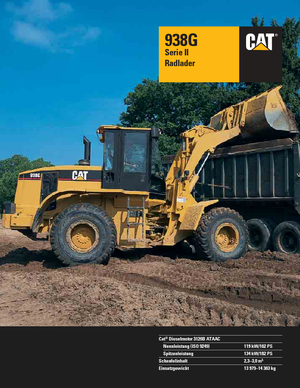 Pale gommate Caterpillar 938G II