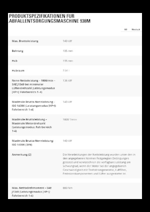 Pale gommate Caterpillar 938M