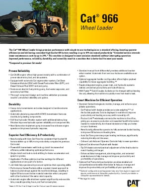 Pale gommate Caterpillar 966