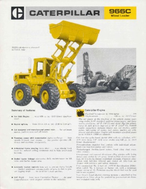 Pale gommate Caterpillar 966C