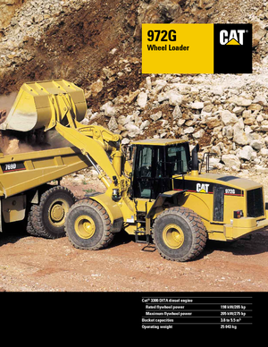 Pale gommate Caterpillar 972 G