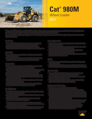 Pale gommate Caterpillar 980M