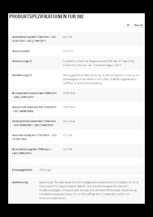 Pale gommate Caterpillar 982