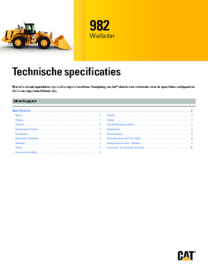 Pale gommate Caterpillar 982