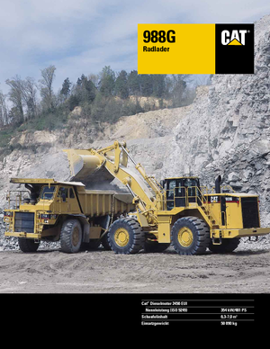 Pale gommate Caterpillar 988 G