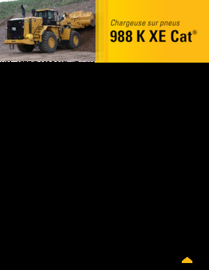 Pale gommate Caterpillar 988K XE