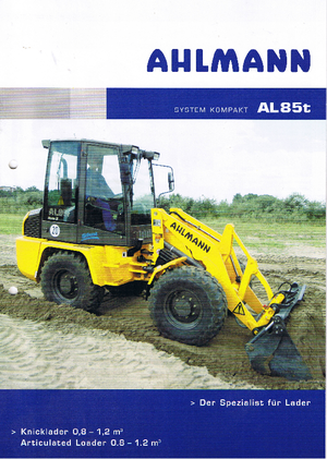 Pale gommate Ahlmann AL 85 t