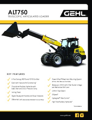 Pale gommate Gehl ALT750