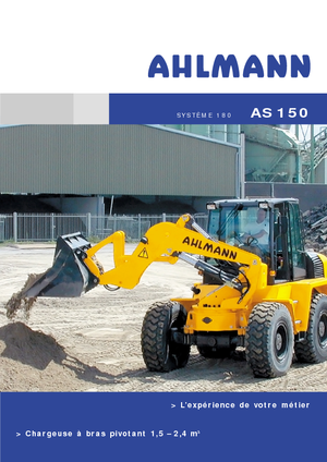 Pale gommate Ahlmann AS 150 e