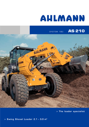 Pale gommate Ahlmann AS 210 e