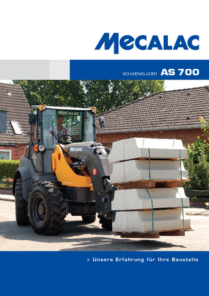 Pale gommate Mecalac AS 700