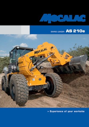 Pale gommate Mecalac AS210e