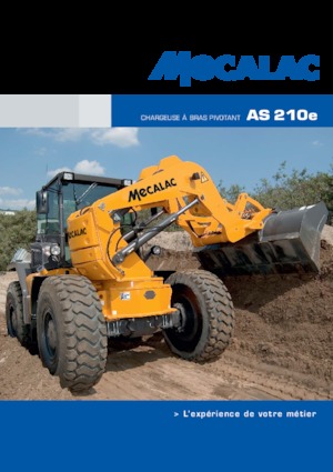 Pale gommate Mecalac AS210e