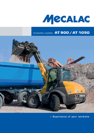 Pale gommate Mecalac AT 1050