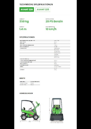 Pale gommate Avant Tecno Avant 220