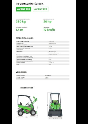 Pale gommate Avant Tecno Avant 220