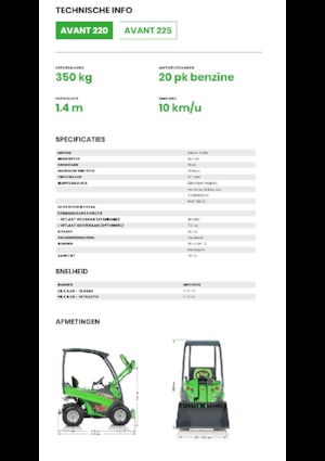 Pale gommate Avant Tecno Avant 220