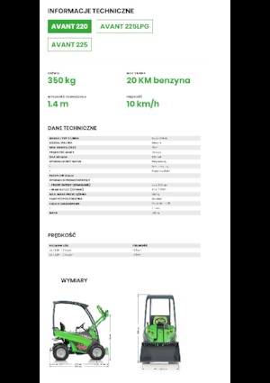 Pale gommate Avant Tecno Avant 220