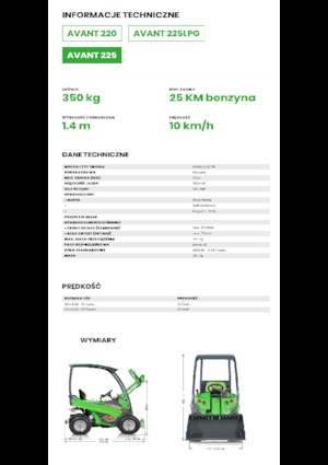 Pale gommate Avant Tecno Avant 225