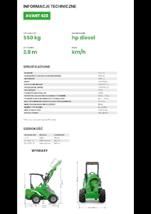 Pale gommate Avant Tecno Avant 423