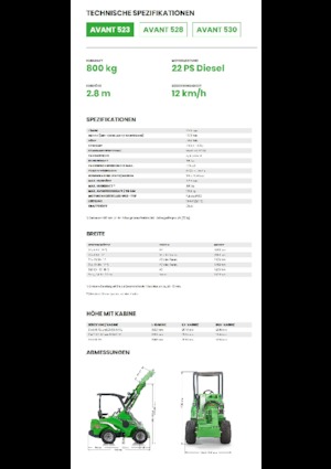 Pale gommate Avant Tecno Avant 523