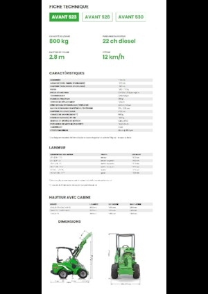 Pale gommate Avant Tecno Avant 523