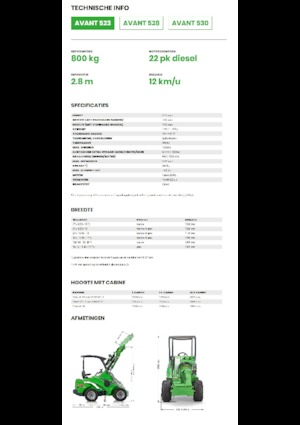 Pale gommate Avant Tecno Avant 523