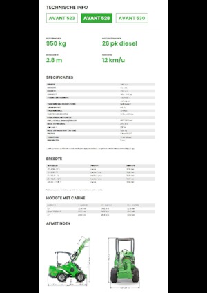 Pale gommate Avant Tecno Avant 528